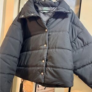 Wild Fable Black Puffer Jacket